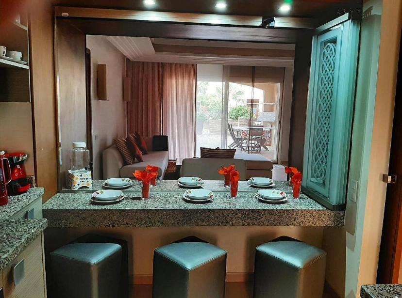 Paradis Plage Pieds Dans L'Eau - Superbe Appartement & Jaccuzi Agadir Luaran gambar